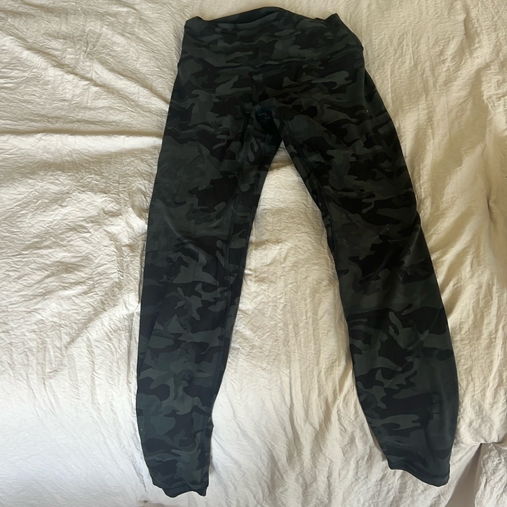 Lululemon green camo leggings